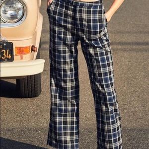Brandy Melville plaid Kim pants